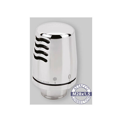 Testa Termostatica Con Sensore Liquido Cromata Icma M28X1,5