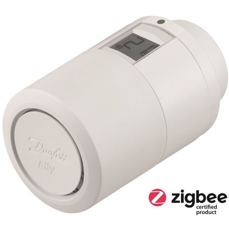 Testa termostatica, Danfoss Ally, 2 adattatori: M30: RA, comunicazione 2,4 GHz