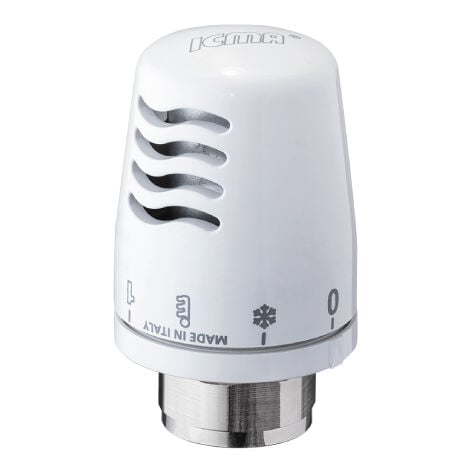 R470 - Testa termostatica con sensore a liquido, sistema di aggancio rapido  CLIP CLAP