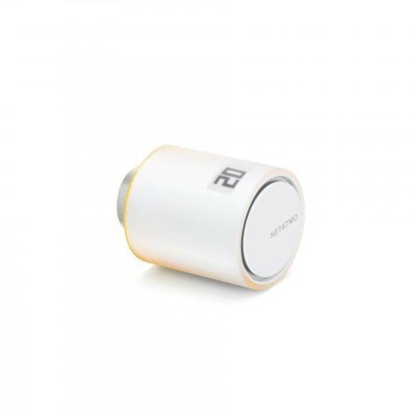 Testa termostatica intelligente Netatmo bianca 80x58 mm