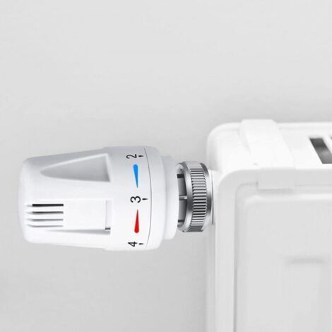 Testa termostatica, termostato M30 x 1.5, testa termostatica, sistema di riscaldamento, controllo della temperatura per casa, ufficio, ecc., 4 pezzi
