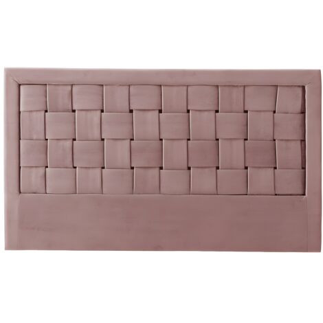 Testata 160 cm Velluto Rosa antico - JENNA
