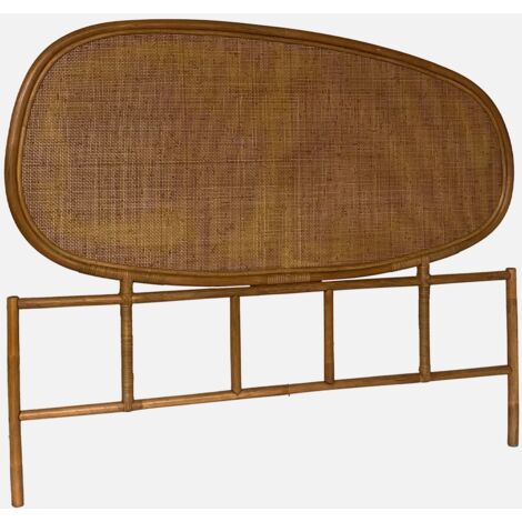 Testata in rattan scuro
