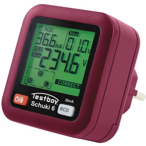 Testboy Steckdosenprüfgerät TV Schuki 6