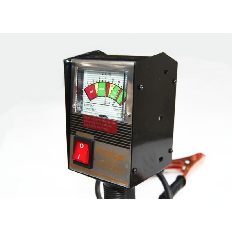 Image of FAR - tester analogico portatile controllo batteria auto moto 125 ah 6 12 v cavi 976H