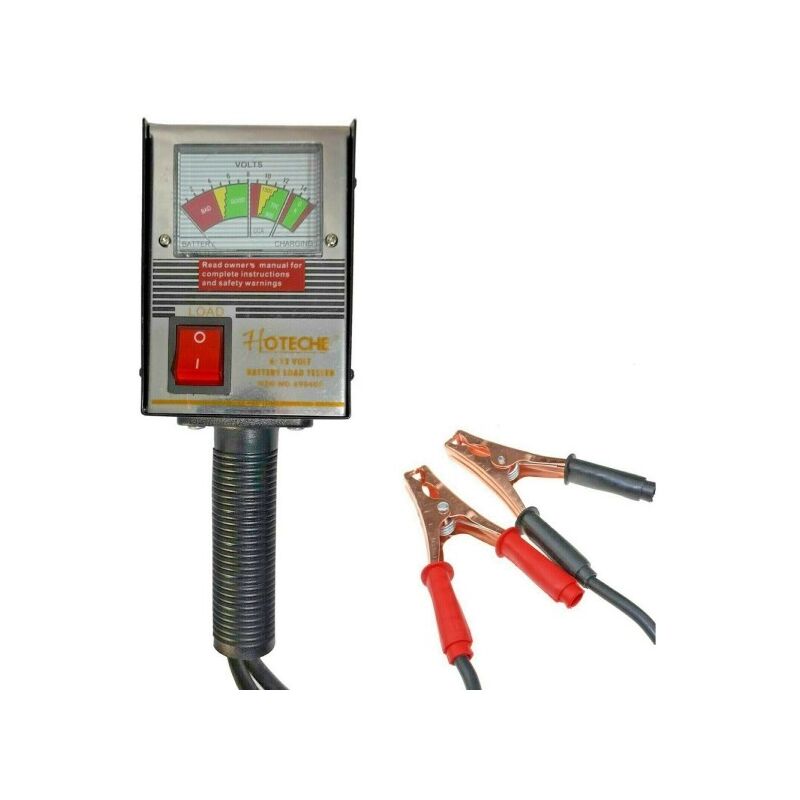 Image of Trade Shop Traesio - Trade Shop - Tester Batteria Analogico 6-12 Volt Per Auto Bus Moto Barca Camion 125a 690403