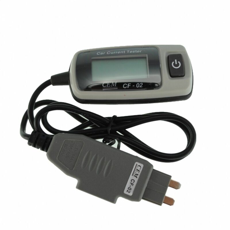 

Tester de fusibles 5 mm. Amperimetro automotriz modelo CF-02