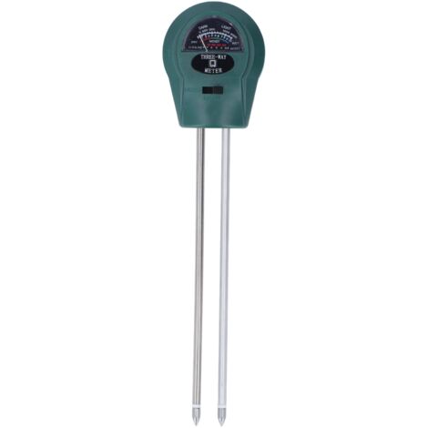 Tester del terreno 3 in 1 Tester di umidità PH Strumenti leggeri per la cura delle piante per giardino, prato, fattoria, interni ed esterni