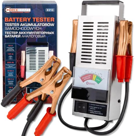 TESTER DELLO STATO DI CARICA DELLA BATTERIA FORCEKRAFT 12V