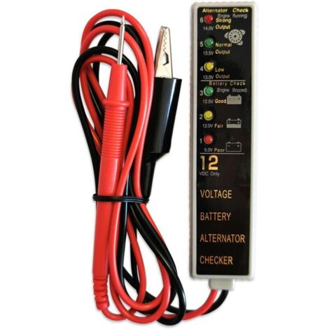 Tester di carico per batteria e alternatore da 12 V