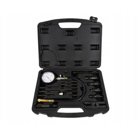Tester di pressione di compressione diesel con kit di adattatori GEKO