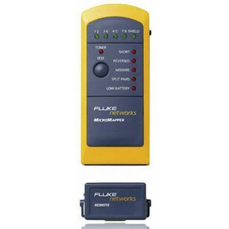 Tester di Rete Fluke Networks MICROMAPPER MT-8200-49A con Strumento di Misurazione dei Cavi per Diagnostica e Verifica Connessioni