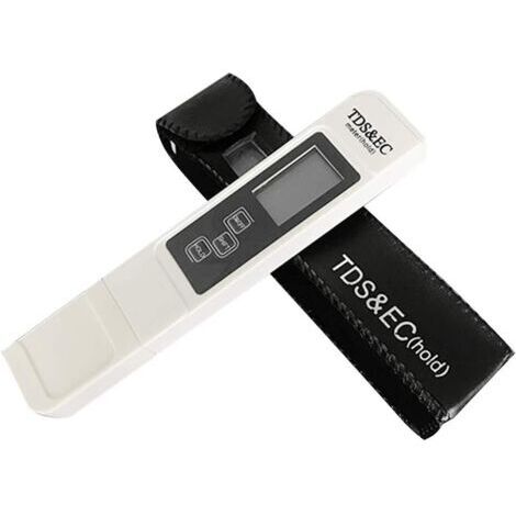 Tester digital LCD para piscinas y agua potable con alta precisión, EC 0–9990 ppm