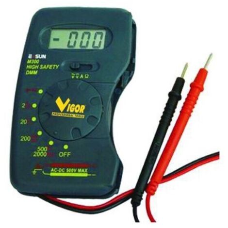 Tester digitali vigor compact tensione protezione sovraccarico vigor 3560520