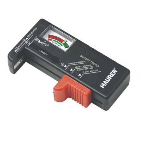 TESTER MISURATORE PER BATTERIE AA AAA C D 9V - 1,5V MISURATORE CAPACITÀ 35749