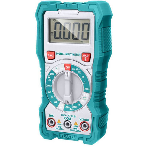 TESTER MULTIMETRO DIGITALE AC DC TESTER TASCABILE 1999counts TOTAL
