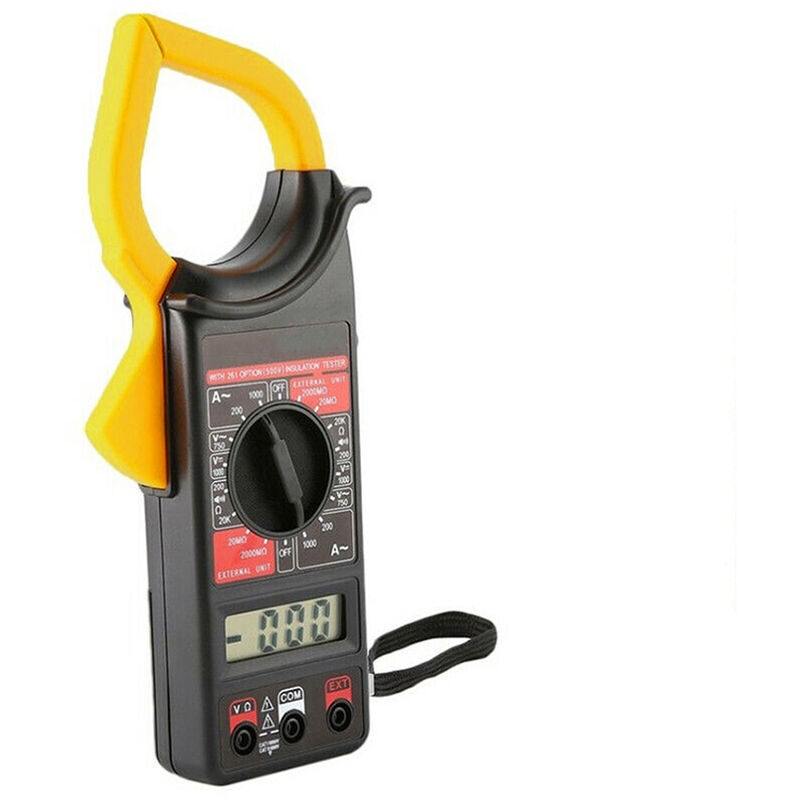 BES - Tester Multimetro Digitale Pinza Amperometrica Test Clamp Puntale DT-266