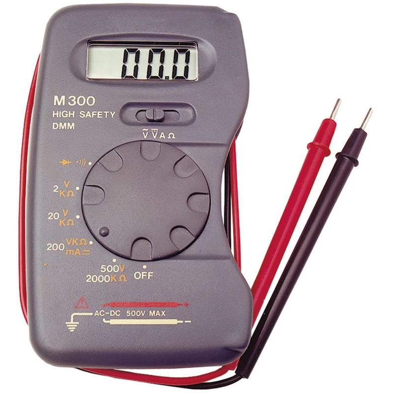Image of Multimetro tester digitale tascabile Fervi t051