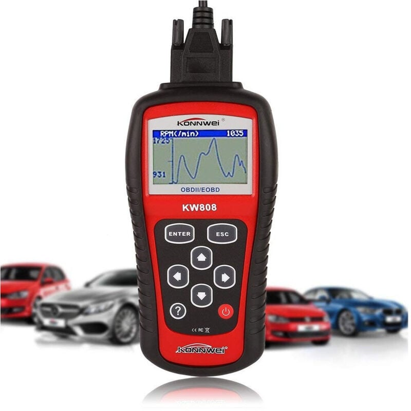Image of Trade Shop Traesio - Trade Shop - tester obd OBD2 obdiieobd pcm code code errorieries auto KW808 -