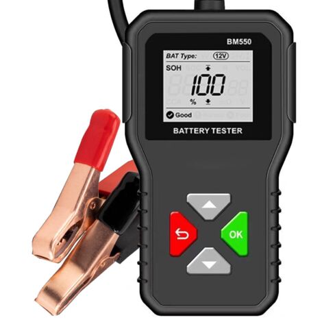 Tester Batteria Auto E Alternatore 12V – Display LED A 6 Luci, Facile Da Usare - 4