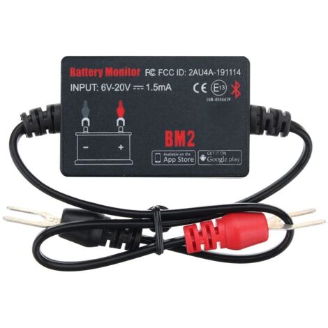 Tester per batteria auto da 12 V con Bluetooth 4.0 per veicoli da 6 V a 20 V