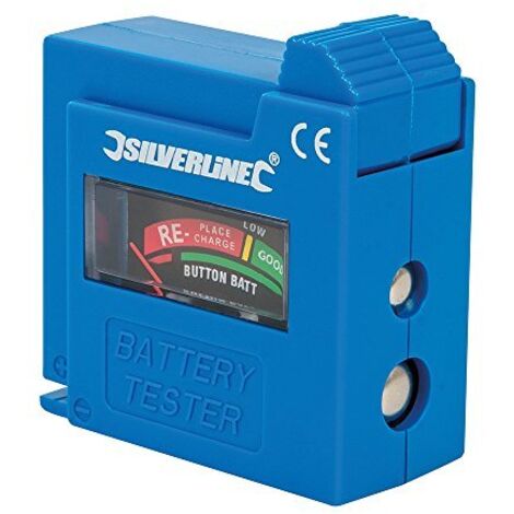 Tester per batterie compatto AAA, AA, C, D, 9 V, LR1, A23 e batterie a bottone