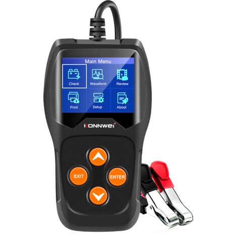 Tester per batterie Konnwei KW600 - Diagnostica per batterie auto da 12V