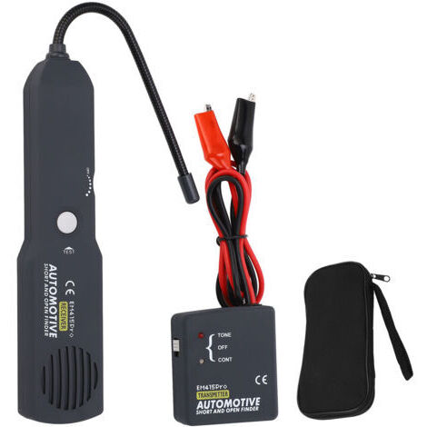 Tester per circuiti automobilistici da 6 a 42 V CC con sonda flessibile, rilevatore portatile di guasti ai circuiti per veicoli.