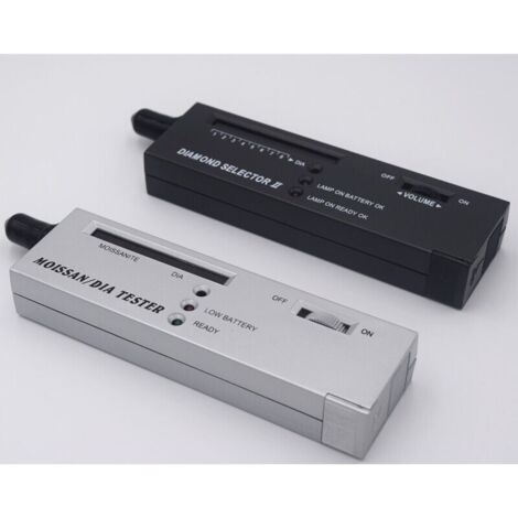 Tester per diamanti portatile a LED, strumento di precisione per la lettura di gemme e gioielli, lente d'ingrandimento, kit per gioiellieri, lettore di diamanti II per principianti ed esperti
