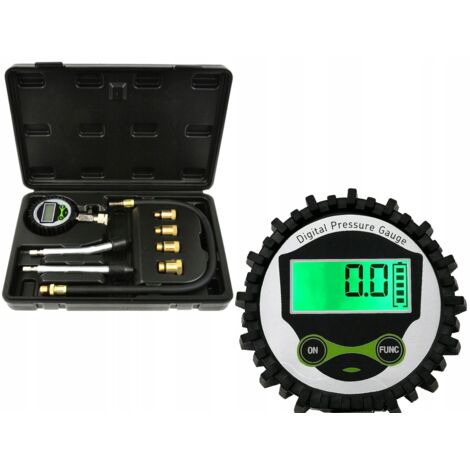 TESTER PER PRESSIONE DI COMPRESSIONE BENZINA LCD