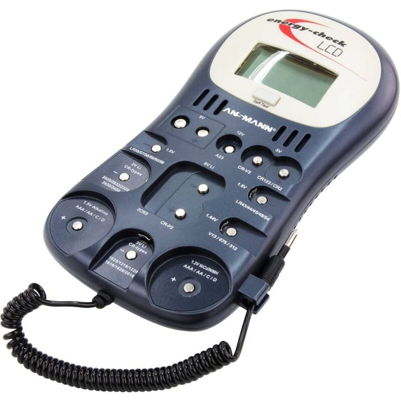 Ansmann - Testeur de piles & batteries Energy Check lcd 1900-0100