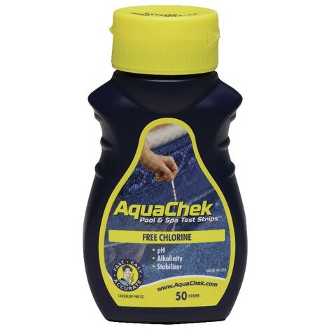 Testeur AQUACHEK Jaune 4 en 1 (Chlore) - 511242A