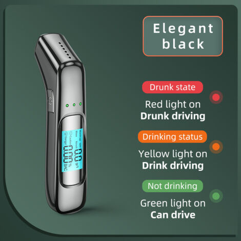 Testeur d’alcool pour contrôle routier, appareil de détection de l’alcool par souffle, détecteur d’alcool professionnel, testeur d’alcool haute précision et portable deng ALOVEZ