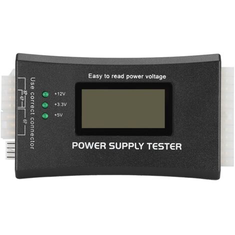 Testeur d'alimentation ATX avec écran LCD pour maintenance PC