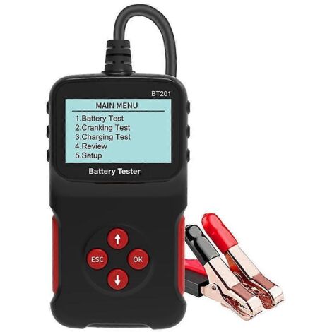 Testeur de batterie 12V 100-2000CCA, analyseur de batterie 100-2000CCA, outil de test de charge et de démarrage pour voiture