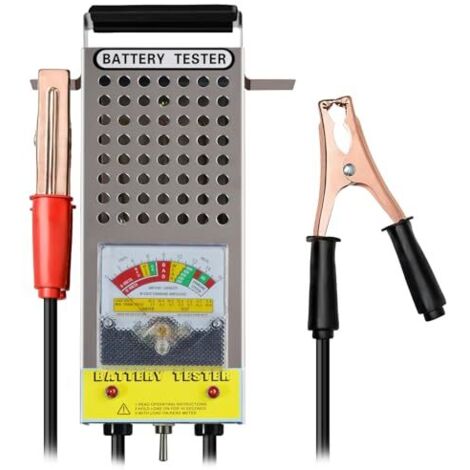 Testeur de Batterie Auto 6V 8V 12V Charge Voiture avec Voltmètre Précis Piles Universel pour Voiture, Camion, Moto, ATV, SUV, Bateau, Yacht -