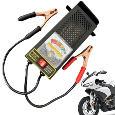 Testeur de Batterie Automobile  12V Outils Automobiles Robustes - Multimètre Tension Pour Tondeuses, Camping-cars, Motos, Quads, Bateaux, Véhicules, De Voiture Et Moteur