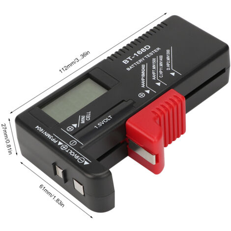 Testeur de Batterie Portable Digital - Mesure Diagnostic 1.5V 9V