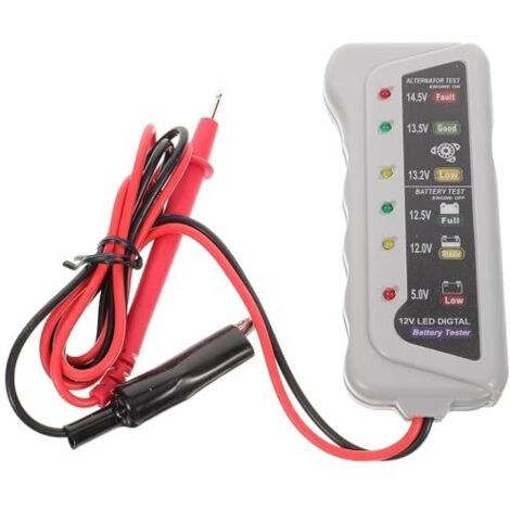 Testeur de Batterie pour Voiture Indicateur Led, Outil Automobile en Plastique, Rapide Système Auto, 1pc -