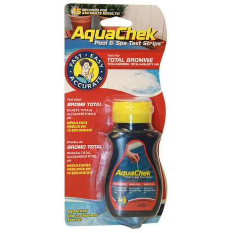 Aquachek Testeur 4 en 1 br+ph+alca+th - aquachek