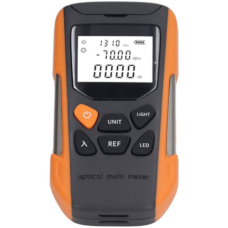 Testeur de Câble à Fibre Optique Compteur de Puissance à Fibre Optique Portable Universel Compteur de Puissance pour Testeur D'atténuation Optique de