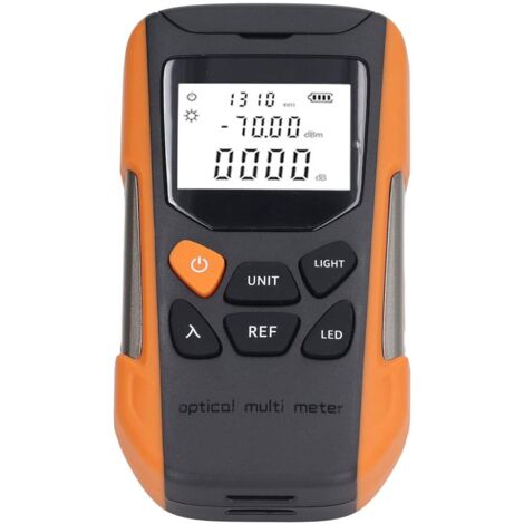 Testeur de Câble à Fibre Optique Compteur de Puissance à Fibre Optique Portable Universel Compteur de Puissance pour Testeur D'atténuation Optique de 30 Km