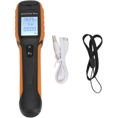Testeur de câble à fibres optiques portable, haute précision -50 à +26dBm, compatible interfaces SC FC ST
