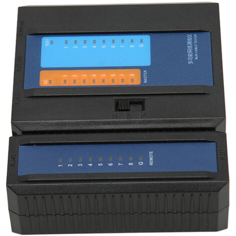 Testeur de Câble Ethernet RJ45, Vérificateur de Câble Réseau avec Détection POE, Test de Continuité