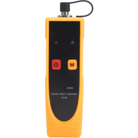 Testeur de Câble Fibre Optique 10mW GM64, Détecteur de Fautes Visuel Portable avec Lumière Rouge, Accessoire de Test
