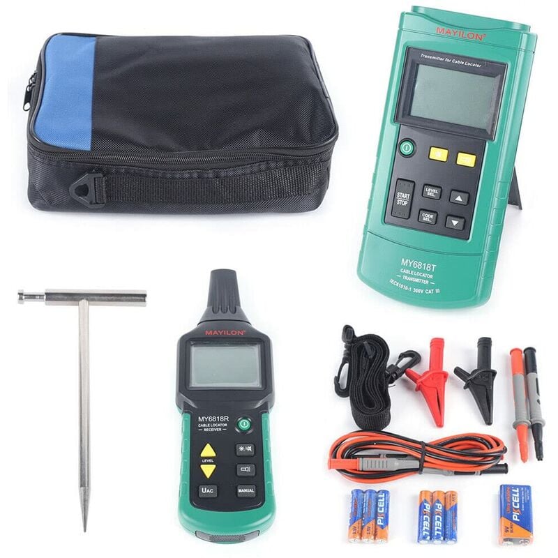 Testeur de Câble Professionnel Tracker Finder Wire Short Circuit Breaker Fault Detecto My6818 Ac/DC 12-400V