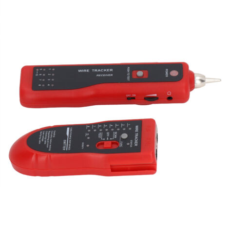 Testeur de Câble Réseau Multifonction POE avec Sensibilité Réglable et Oreillette Inclus - Idéal pour Traçage de Câbles