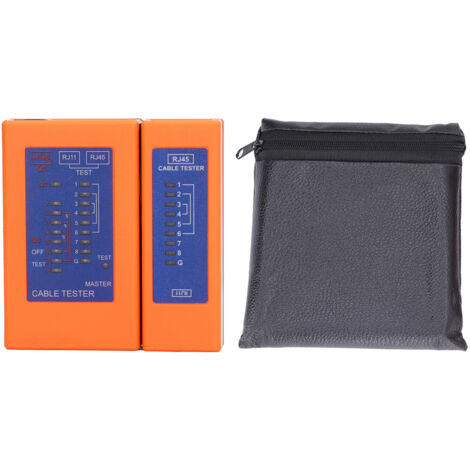 Testeur de Câble Réseau Multifonction, Vérificateur de Continuité Type Séparé ABS pour Détection