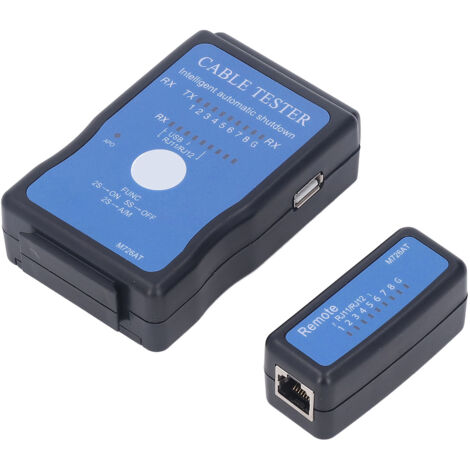 Testeur de Câble Réseau Portable Multifonction Intelligent avec Détection POE pour Ethernet