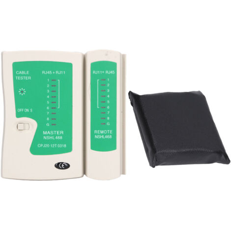 Testeur de Câble Réseau RJ45 RJ11, Outil de Diagnostic et Localisation de Lignes pour Maintenance